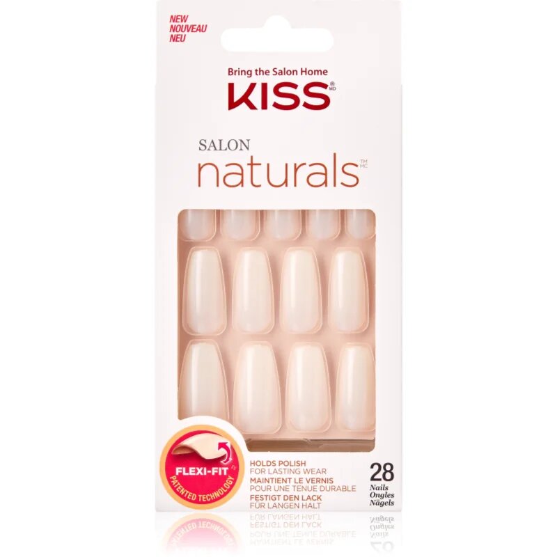 KISS Salon Natural Walk On Air műköröm 28 db