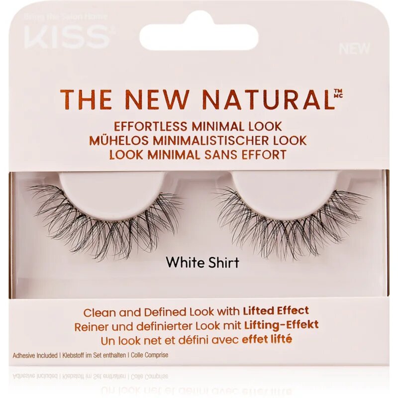 KISS The New Natural Effortless Minimal Look műszempillák White Shirt 1 pár