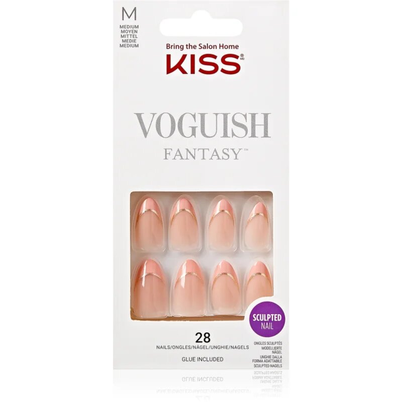 KISS Voguish Fantasy French műköröm 28 db