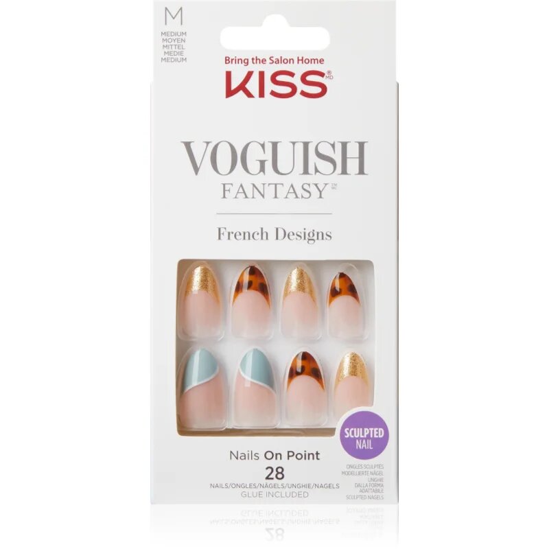 KISS Voguish Fantasy Magnifique műköröm közepes Charmante 28 db