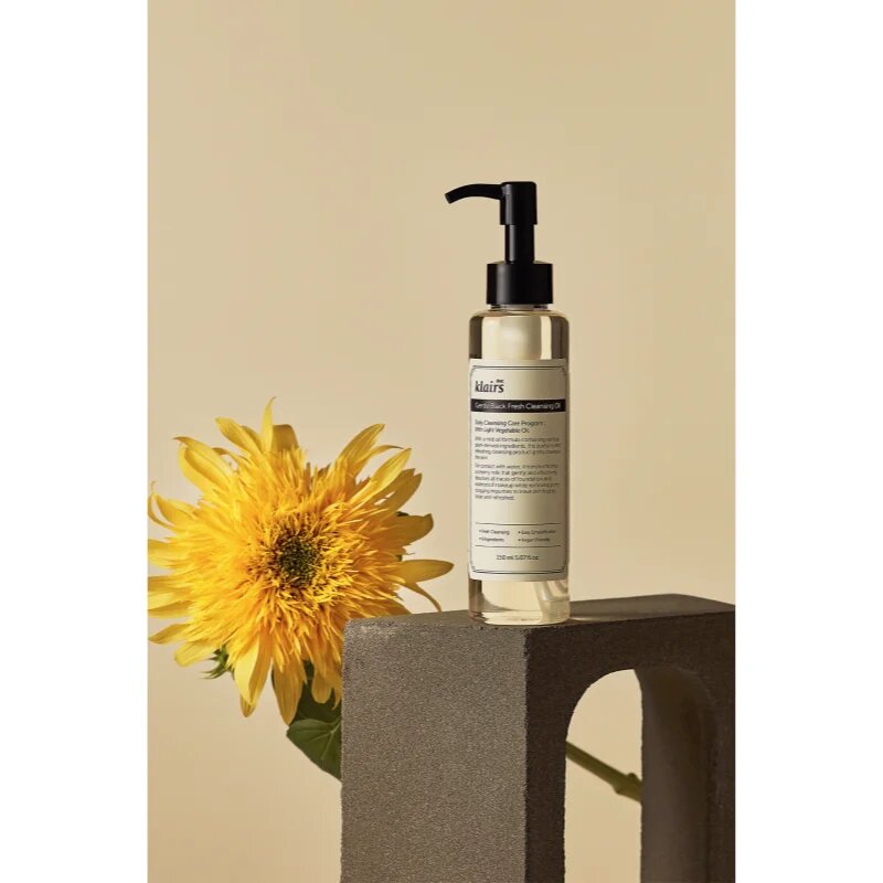 Klairs Gentle Black Fresh Cleansing Oil gyengéden tisztító olaj zsíros bőrre 150 ml