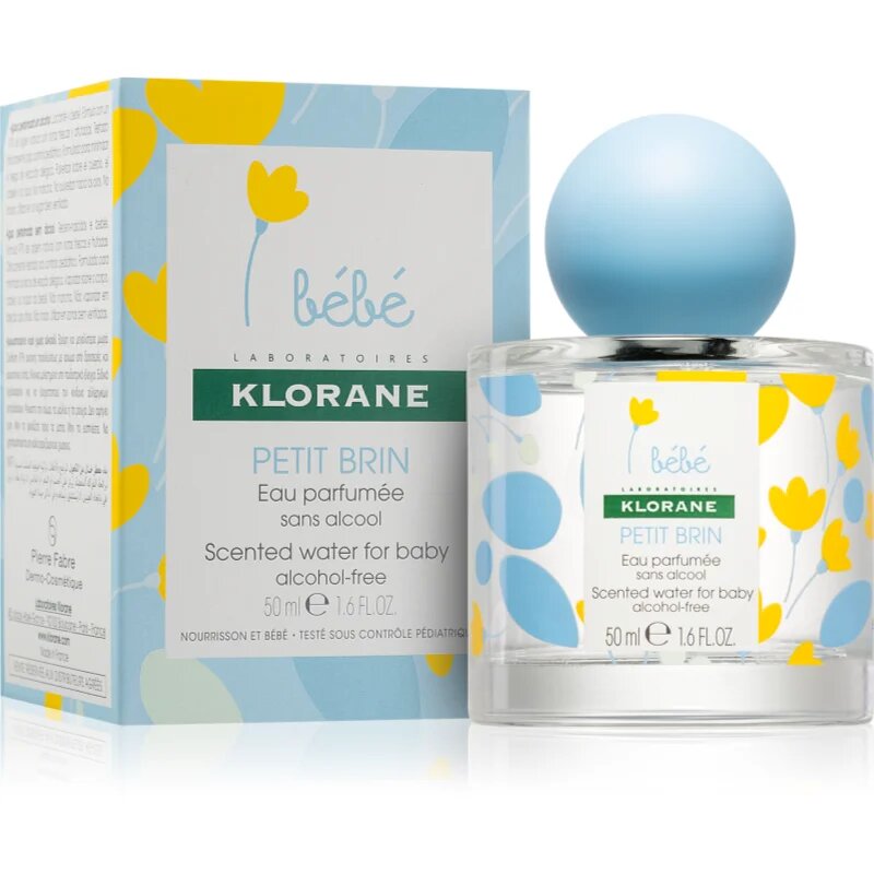 Klorane Bébé természetes parfüm gyermekeknek születéstől kezdődően 50 ml