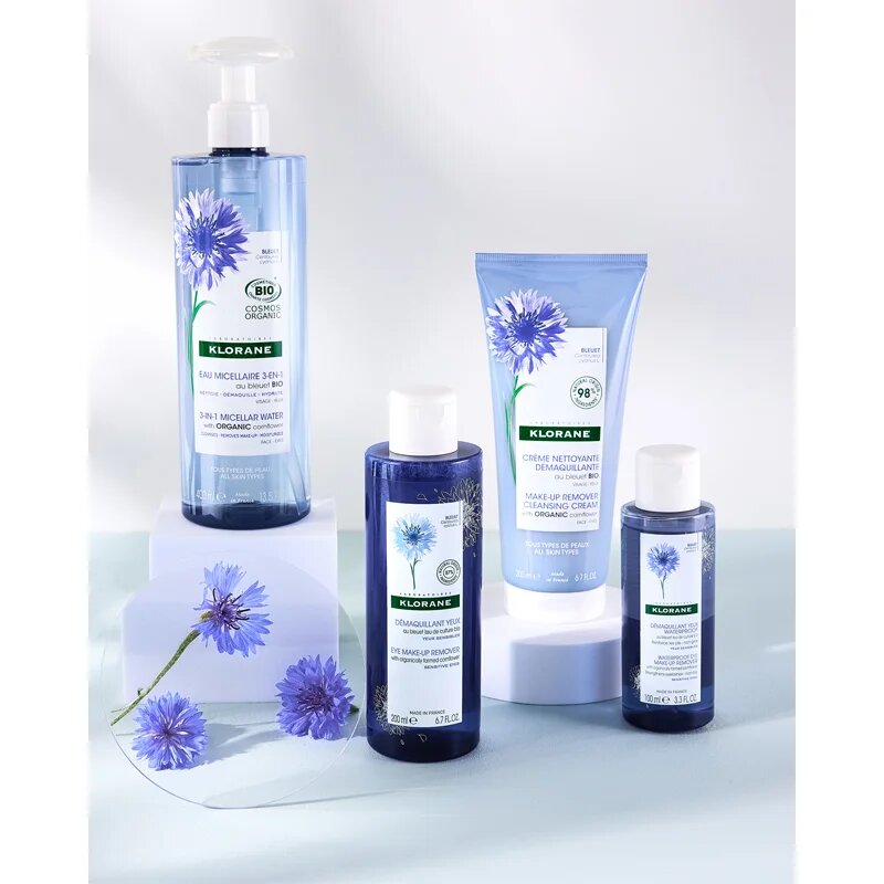 Klorane Cornflower finom szemlemosó érzékeny szemre 200 ml
