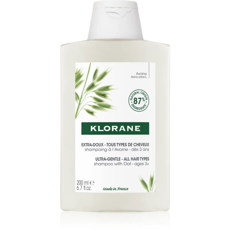 Klorane Oat finom állagú sampon minden hajtípusra 200 ml