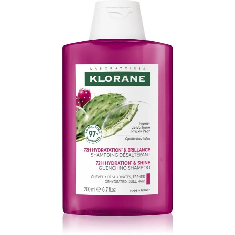 Klorane Prickly Pear Intenzíven hidratáló sampon 200 ml