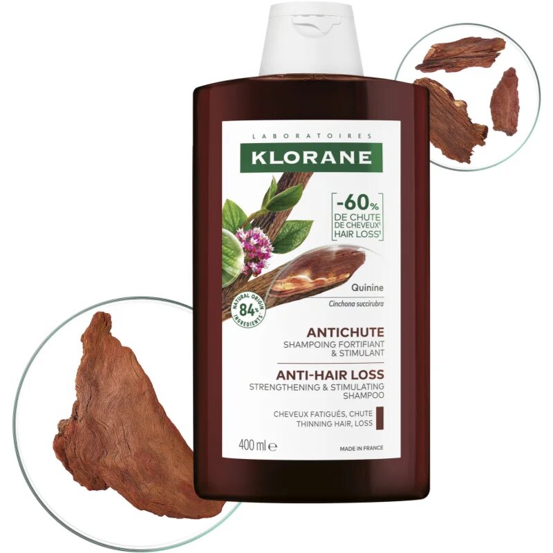 Klorane Quinine Anti-Hair Loss Shampoo erősítő sampon hajhullás ellen 200 ml