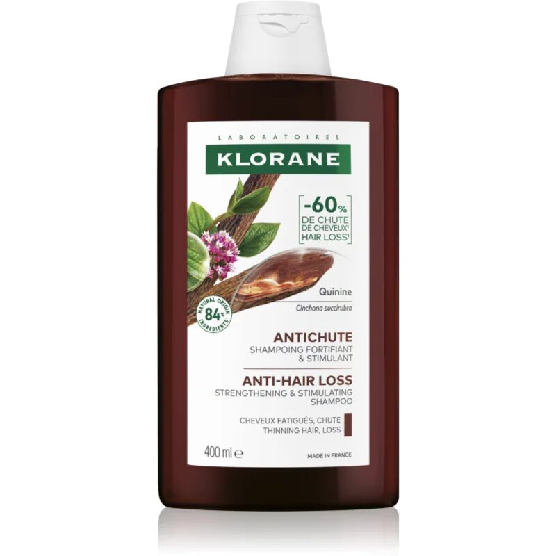 Klorane Quinine Anti-Hair Loss Shampoo erősítő sampon hajhullás ellen 400 ml