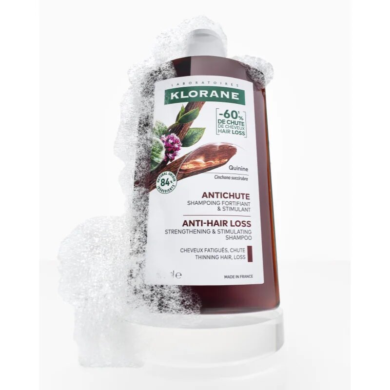 Klorane Quinine Anti-Hair Loss Shampoo erősítő sampon hajhullás ellen 400 ml