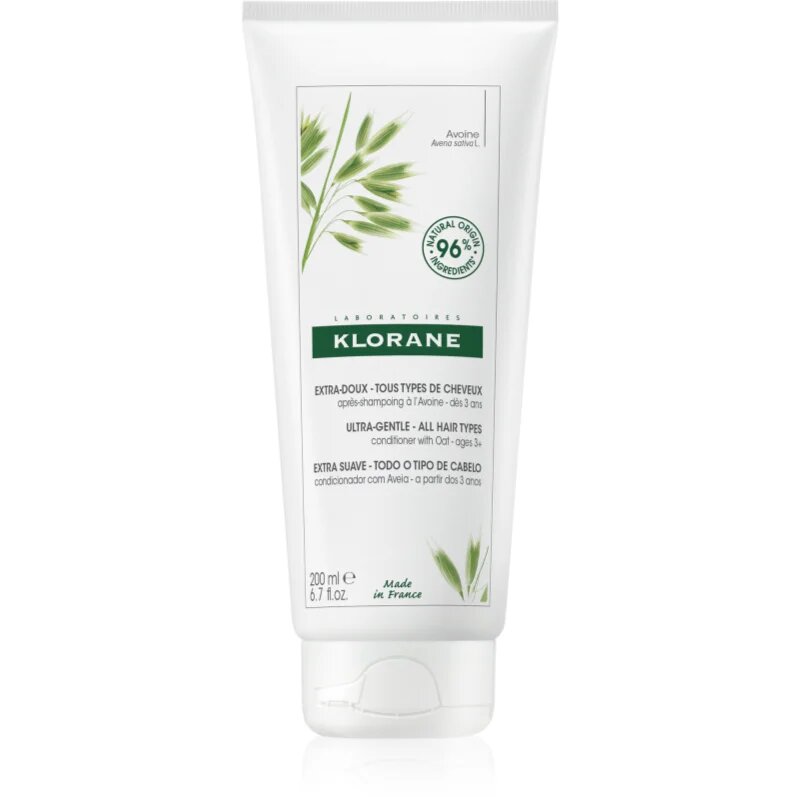 Klorane ULTRA-GENTLE Conditioner with Oat balzsam a könnyű kifésülésért 200 ml