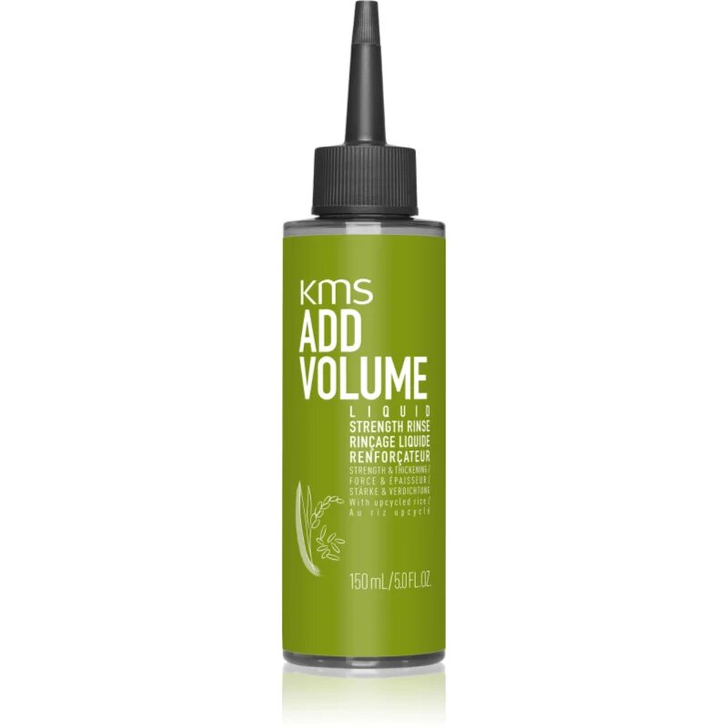 KMS Add Volume Liquid Strength Rinse hajkúra a ritkulásra hajlamos hajra 150 ml