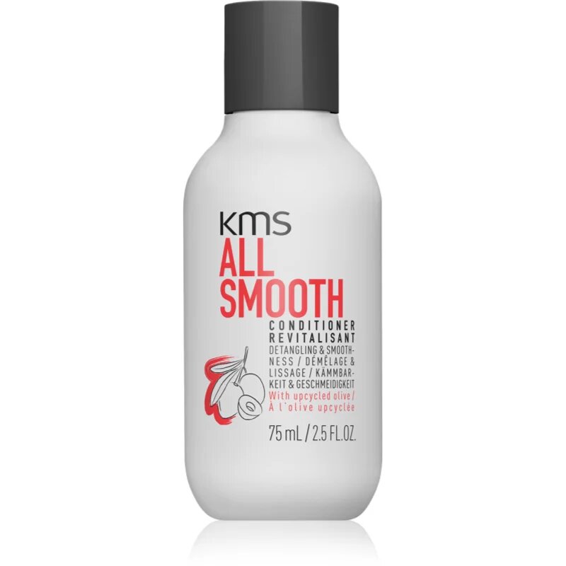 KMS All Smooth Conditioner kisimító kondicionáló erős vastag és száraz hajra 75 ml