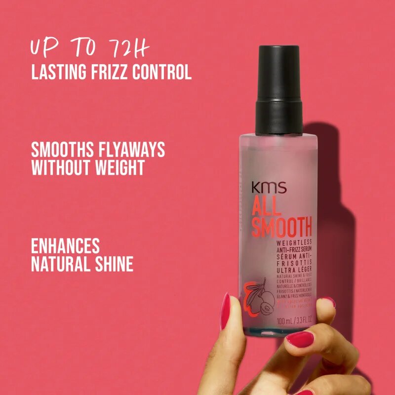 KMS All Smooth Weightless Anti-frizz Serum könnyű szérum töredezés ellen 100 ml