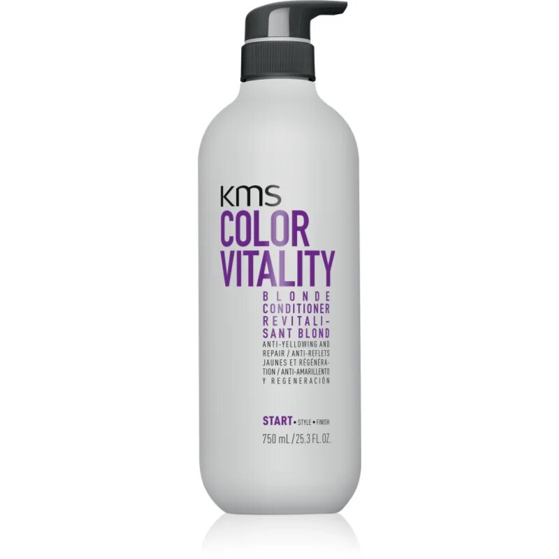 KMS Color Vitality Blonde Conditioner kondicionáló a szőke és melírozott hajra 750 ml