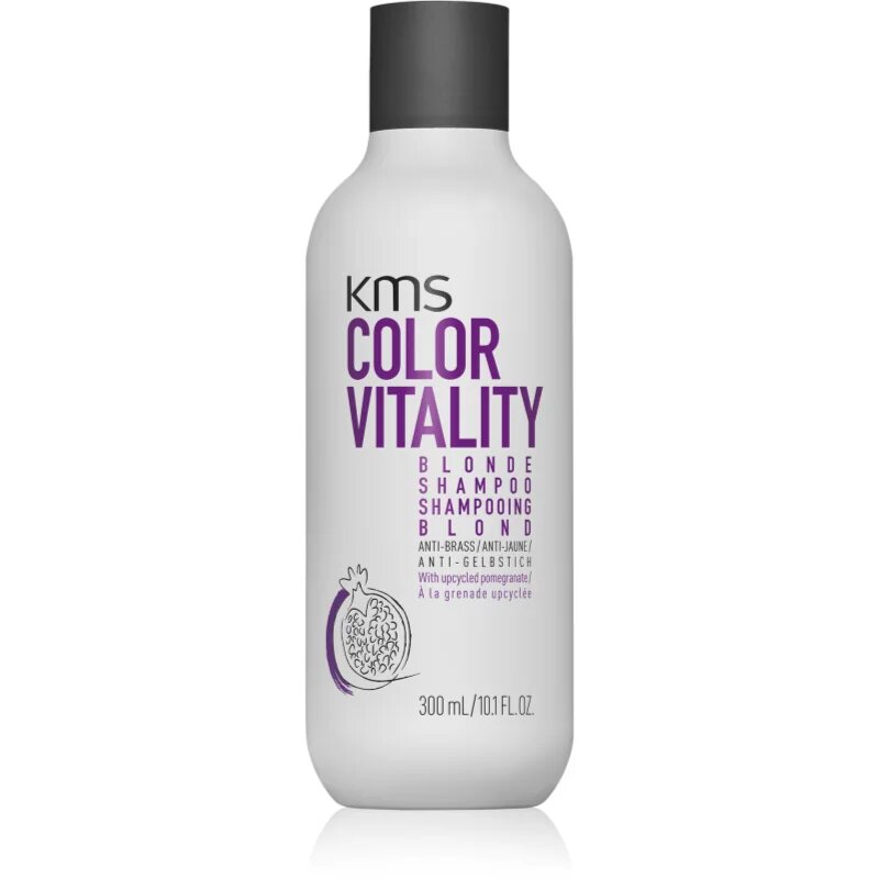 KMS Color Vitality Blonde Shampoo sampon szőke hajra 300 ml