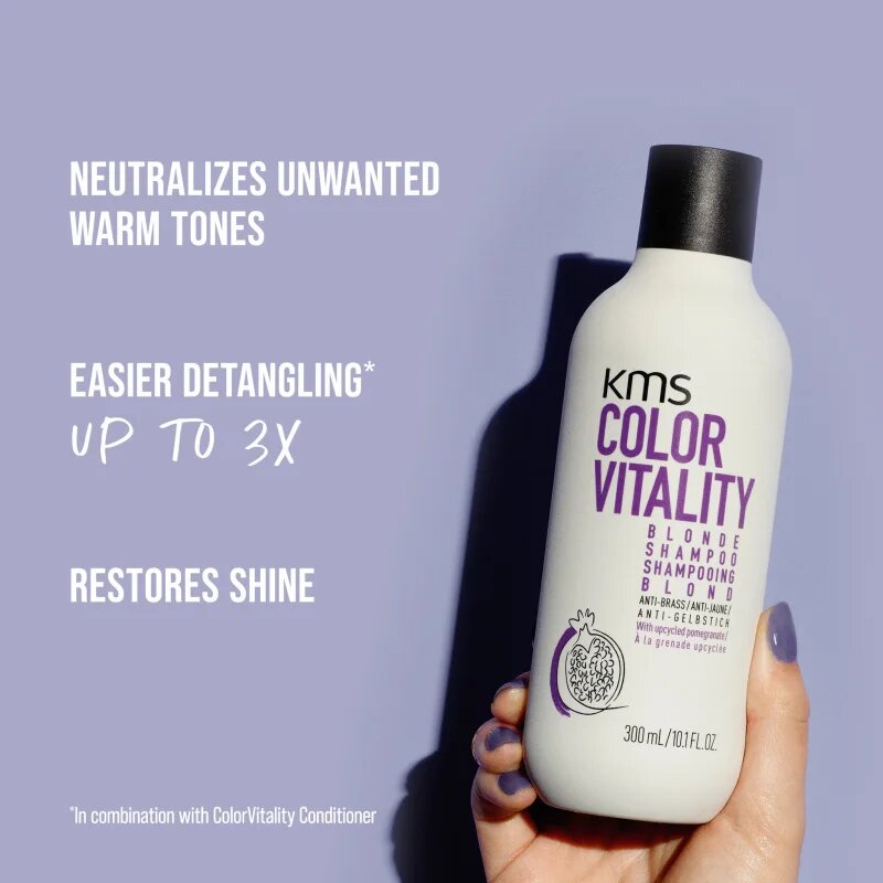 KMS Color Vitality Blonde Shampoo sampon szőke hajra 300 ml