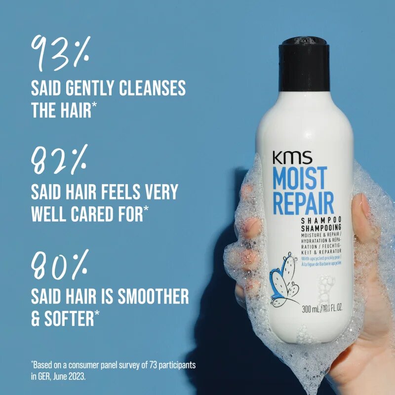 KMS Moist Repair Shampoo hidratáló sampon regeneráló hatással 750 ml