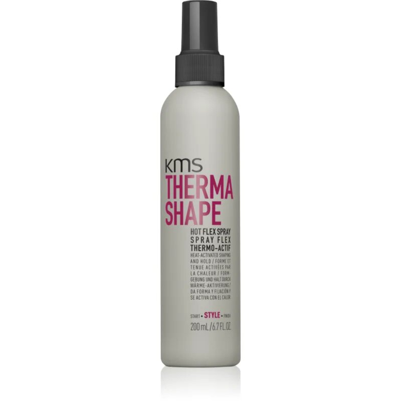 KMS Thermashape Hot Flex Spray haj spray a hajformázáshoz melyhez magas hőfokot használunk 200 ml