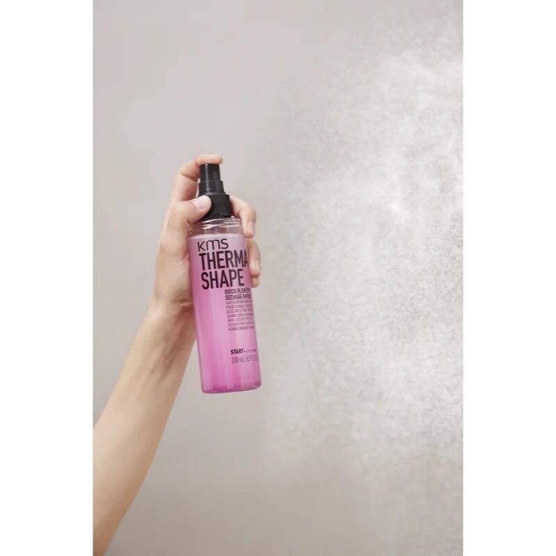 KMS Thermashape Quick Blow Dry formázó védő spray hajra a gyorsabban beszárított hajhoz 200 ml