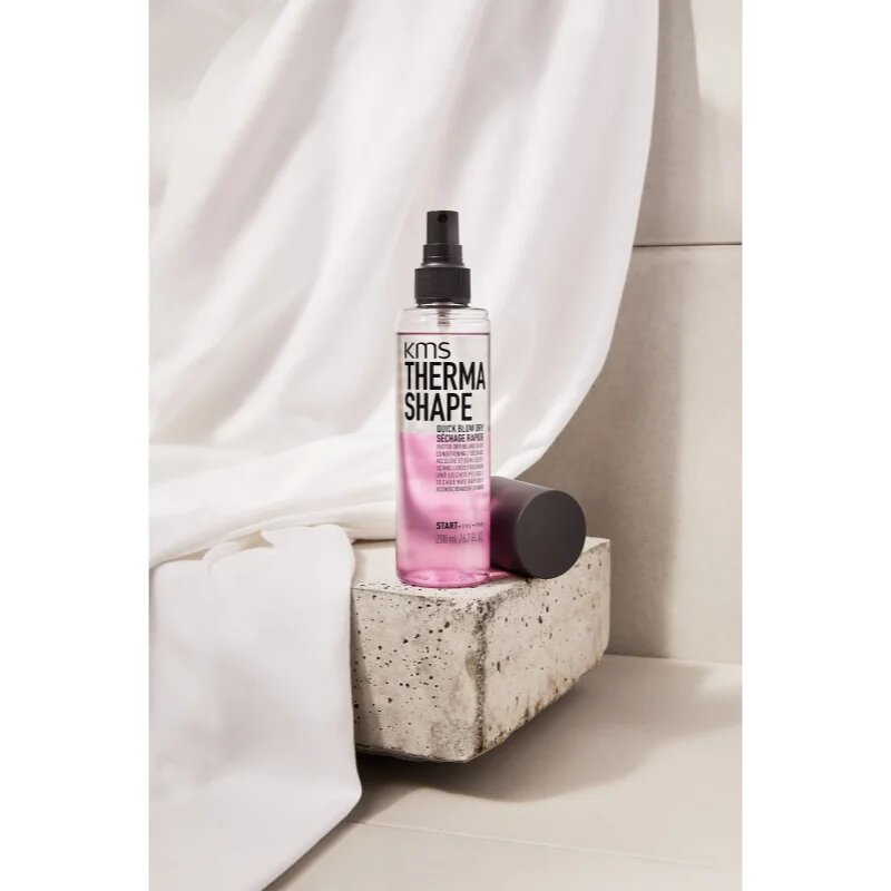 KMS Thermashape Quick Blow Dry formázó védő spray hajra a gyorsabban beszárított hajhoz 200 ml