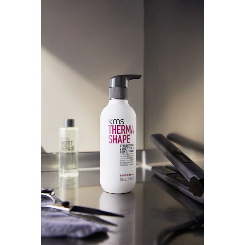 KMS Thermashape Straightening Conditioner mélyen tápláló kondicionáló meleg által károsult haj 300 ml
