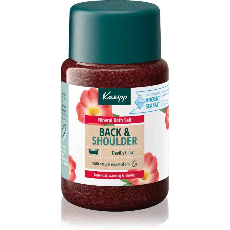 Kneipp Back & Shoulder fürdősó Devil's Claw 500 g