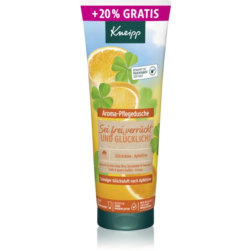Kneipp Be Happy tusfürdő gél Clover & Orange 240 ml