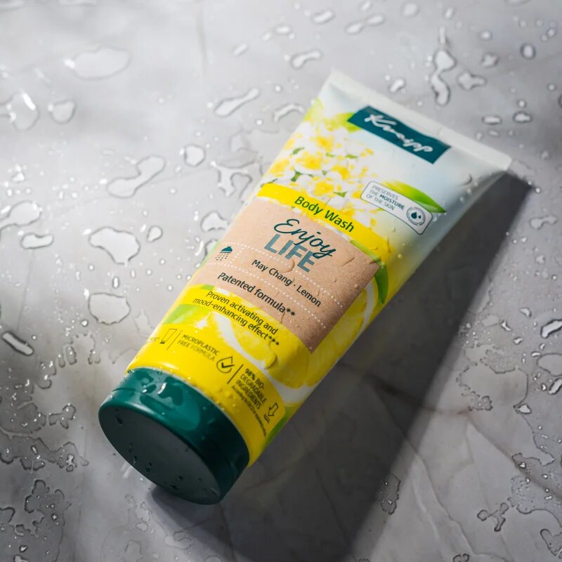 Kneipp Enjoy Life energetizáló tusfürdő gél Litsea Cubeba & Lemon 200 ml