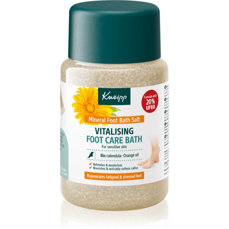 Kneipp Foot Care fürdősó lábfejre Bio Calendula & Orange Oil 500 g