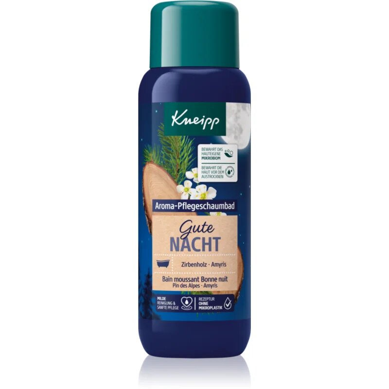 Kneipp Good Night habfürdő Swiss Stone Pine & Balsam Torchwood 400 ml