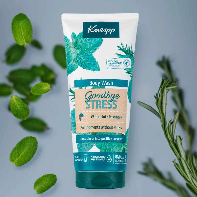 Kneipp Goodbye Stress gyengéd tusfürdő gél élénkítő hatás 200 ml