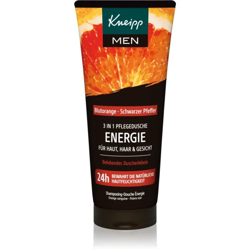 Kneipp Men Energy tisztító gél 3 in 1 arcra testre és hajra 200 ml