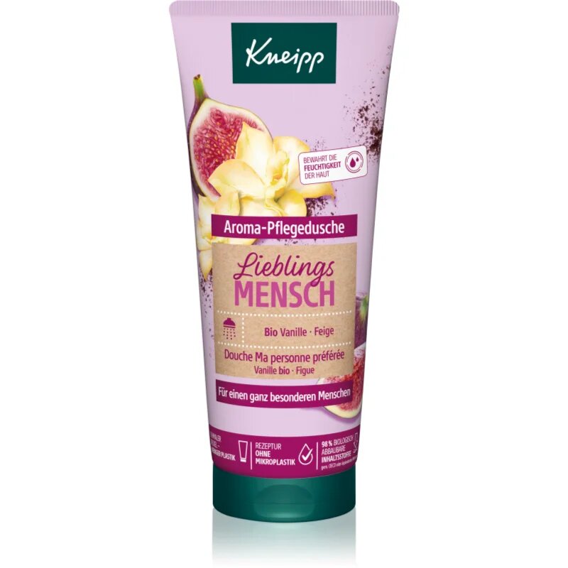 Kneipp My Favourite Person tusfürdő gél Vanilla & Bio Fig 200 ml
