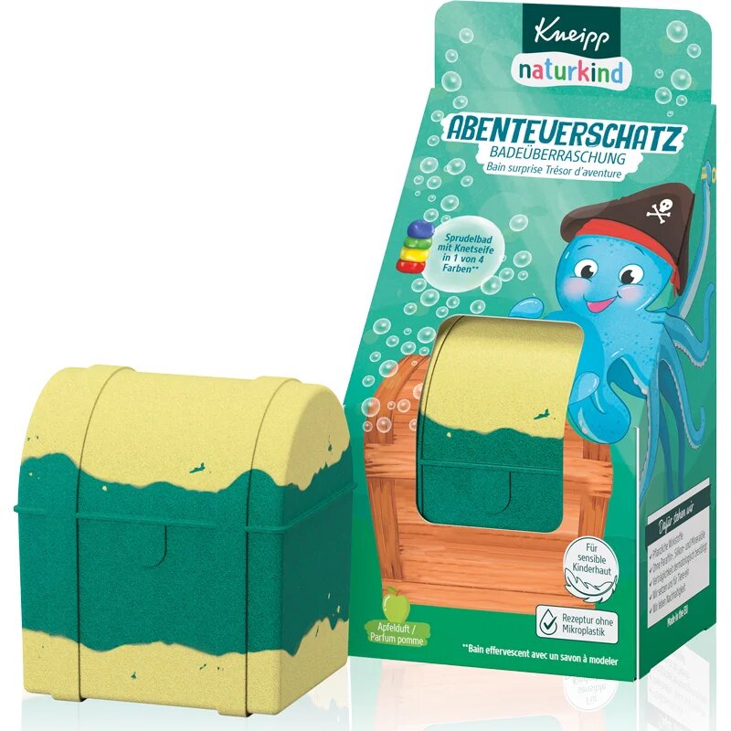 Kneipp Naturkind Mysterious Treasure fürdőgolyó gyermekeknek meglepetéssel 1 db