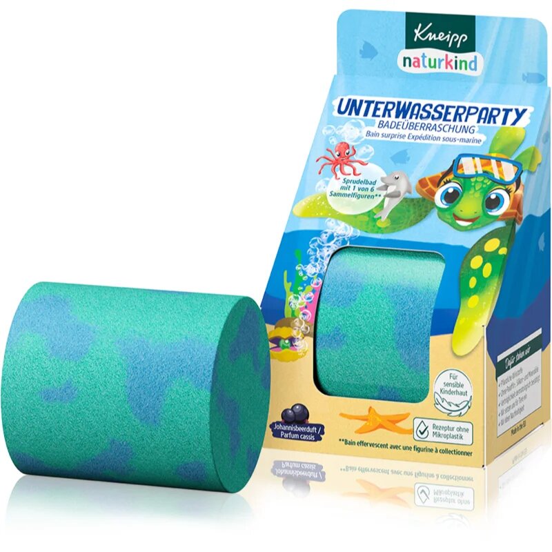 Kneipp Naturkind Underwater Party fürdőgolyó gyermekeknek meglepetéssel 1 db