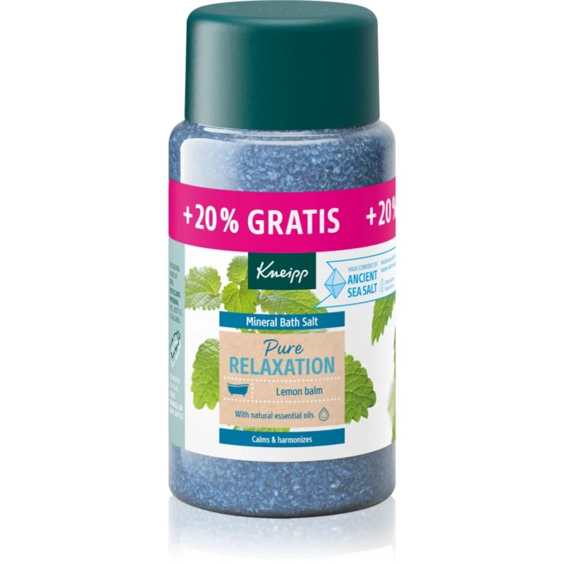 Kneipp Pure Relaxation fürdősó Lemon Balm 600 g