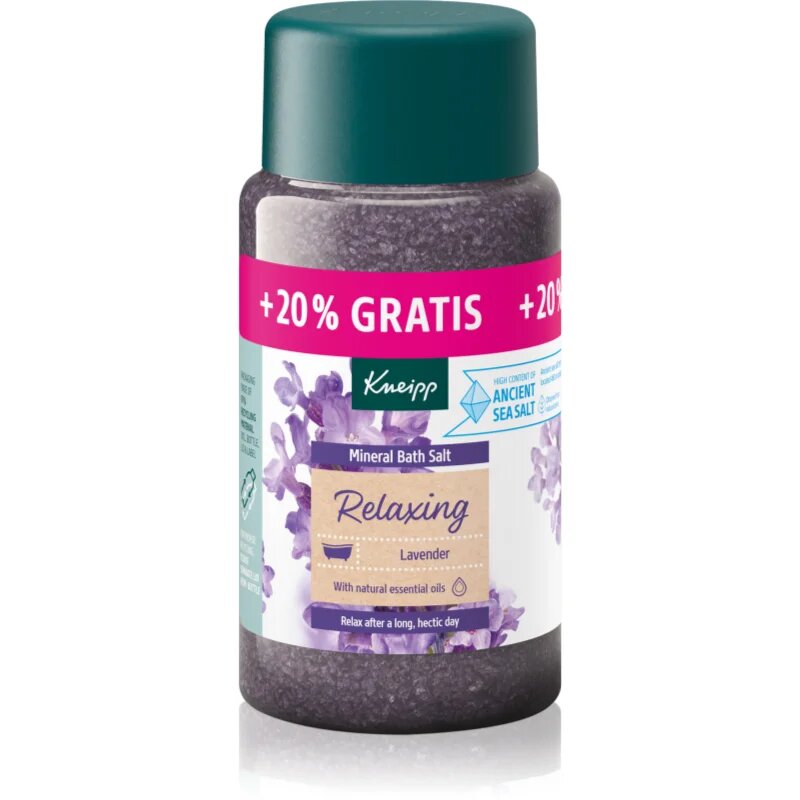 Kneipp Relaxing fürdősó Lavender 600 g