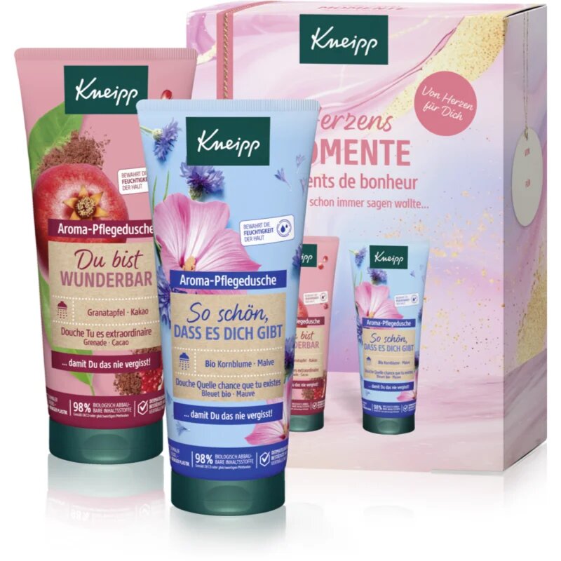 Kneipp Right from the Heart ajándékszett zuhanyba