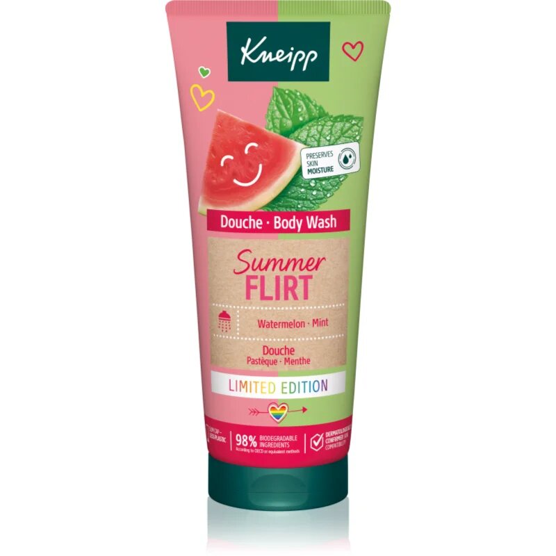 Kneipp Summer Flirt tusfürdő gél Watermelon & Mint 200 ml