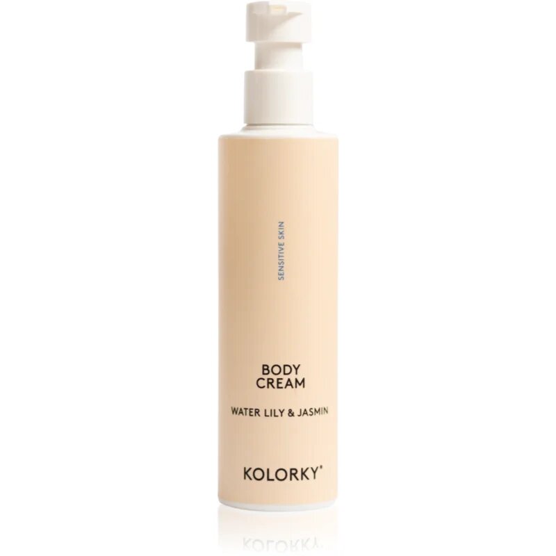 Kolorky Body Cream Sensitive Skin testápoló krém az érzékeny bőrre Watter Lilly & Jasmin 190 ml