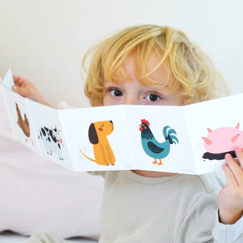 Kolorky Book Farm forgatható könyvecske gyermekeknek 1 db