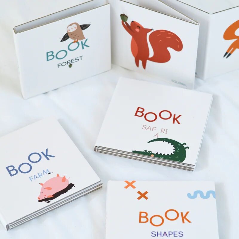 Kolorky Book Shapes forgatható könyvecske gyermekeknek 1 db