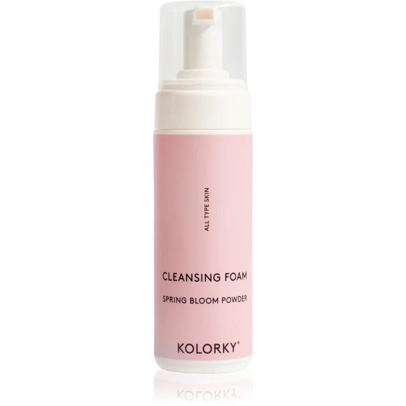 Kolorky Cleansing Foam finoman tisztító hab Spring Bloom Powder 150 ml