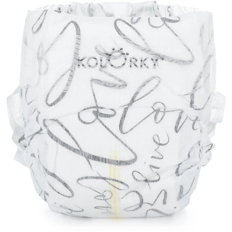Kolorky Deluxe Velvet Love Live Laugh eldobható ÖKO pelenkák M méret 5-8 Kg 21 db