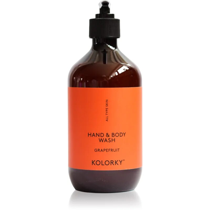Kolorky Hand & Body Wash tisztító gél kézre és testre Grapefruit 490 ml
