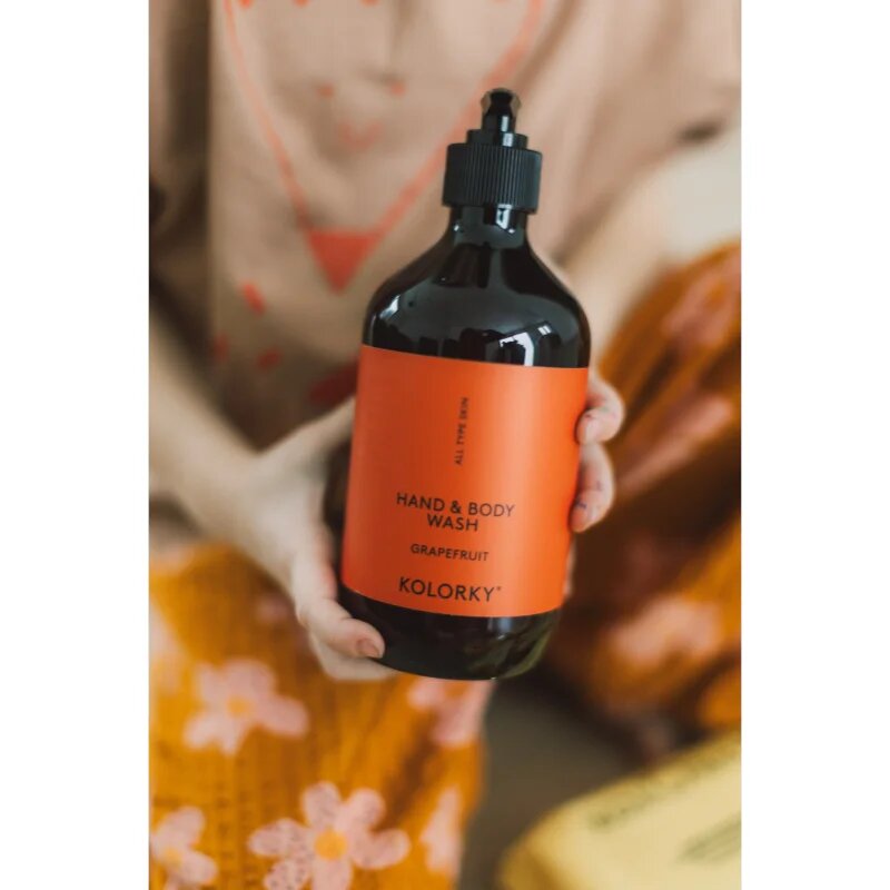 Kolorky Hand & Body Wash tisztító gél kézre és testre Grapefruit 490 ml