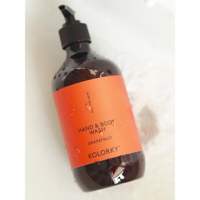 Kolorky Hand & Body Wash tisztító gél kézre és testre Grapefruit 490 ml
