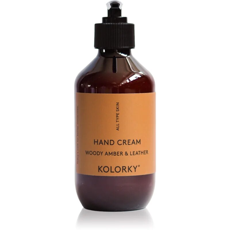 Kolorky Hand Cream kézkrém Woody Amber & Leather 270 ml
