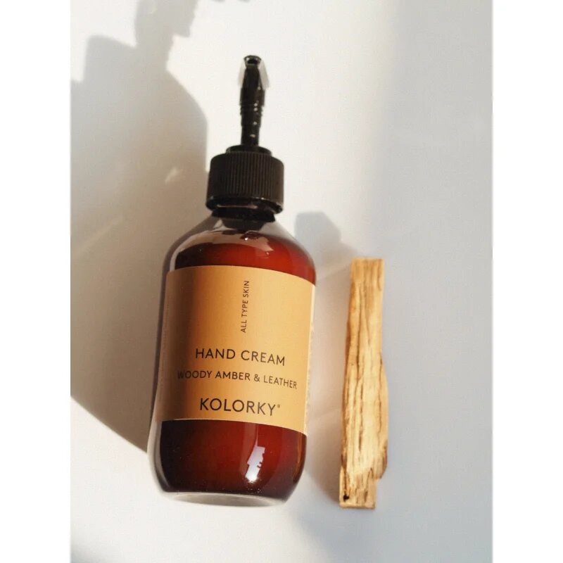 Kolorky Hand Cream kézkrém Woody Amber & Leather 270 ml
