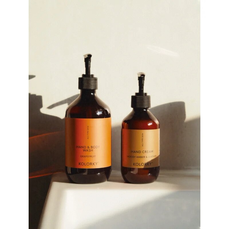 Kolorky Hand Cream kézkrém Woody Amber & Leather 270 ml