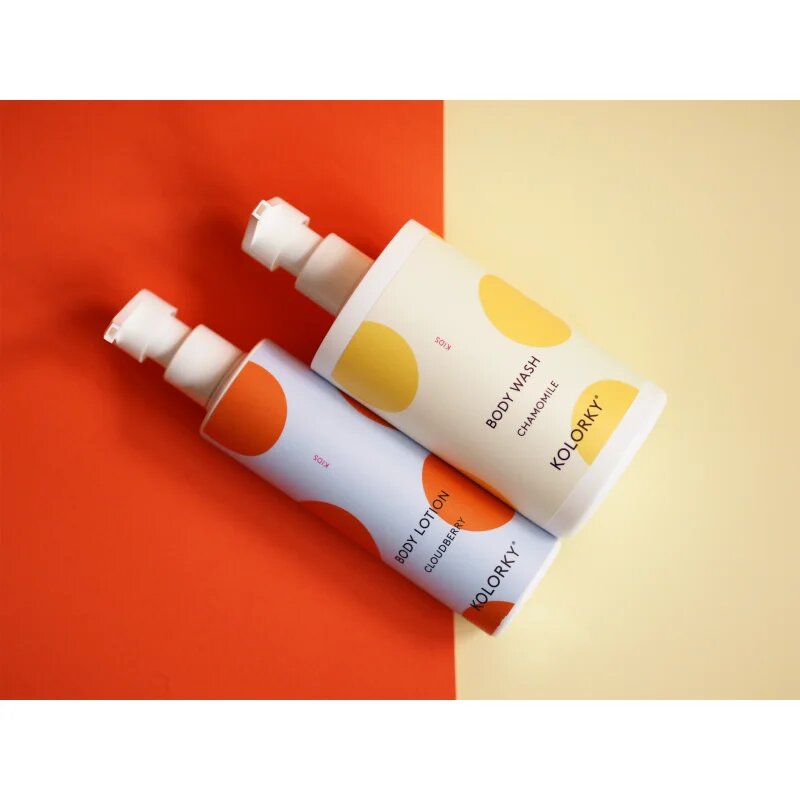 Kolorky Kids Body Wash gyengéd tisztító gél Chamomile 390 ml